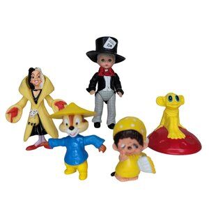 Vintage Disney, Warner Bros, madam alexander Figurines toy lot cruela devil